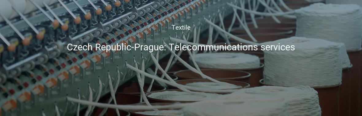 Czech Republic-Prague: Telecommunications services