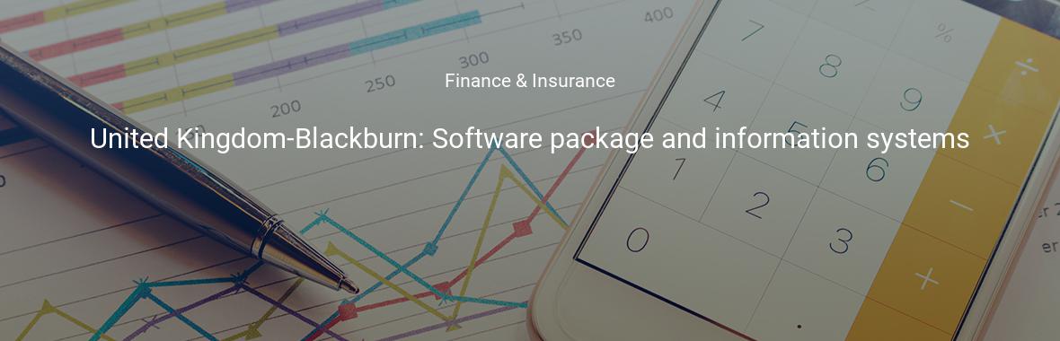 United Kingdom-Blackburn: Software package and information systems