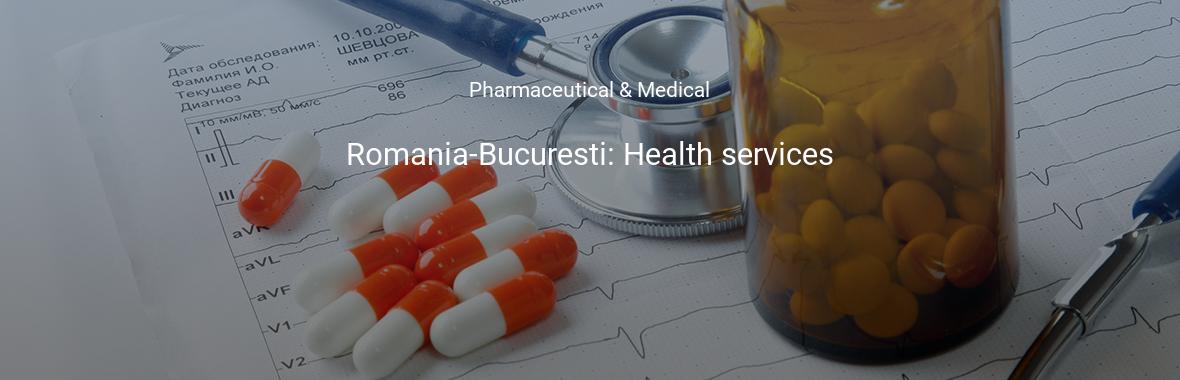 Romania-Bucuresti: Health services