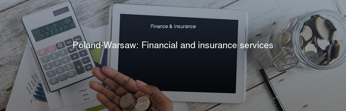 Poland-Warsaw: Financial and insurance services