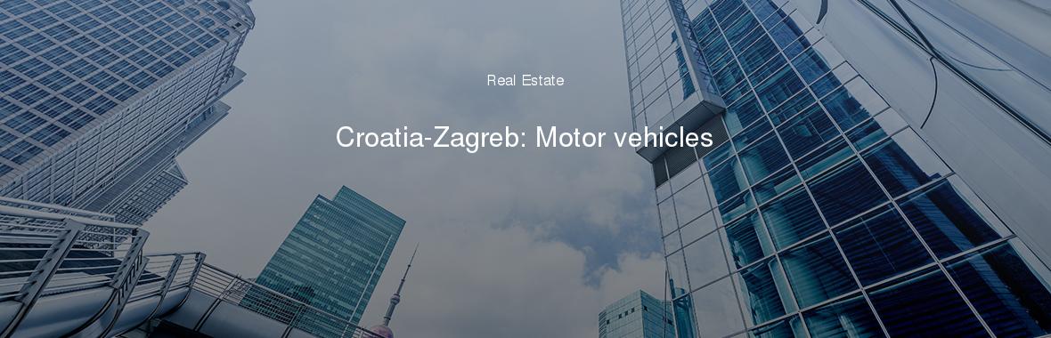 Croatia-Zagreb: Motor vehicles