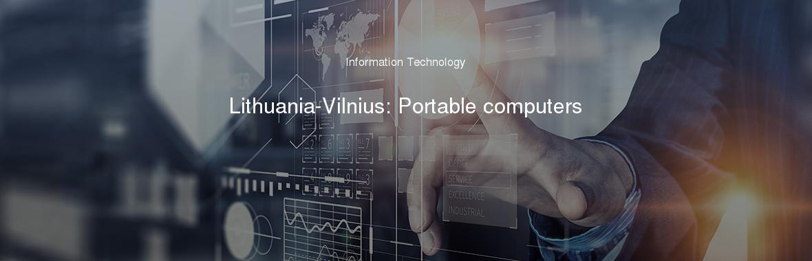 Lithuania-Vilnius: Portable computers