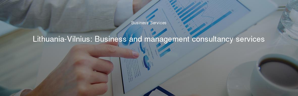 Lithuania-Vilnius: Business and management consultancy services