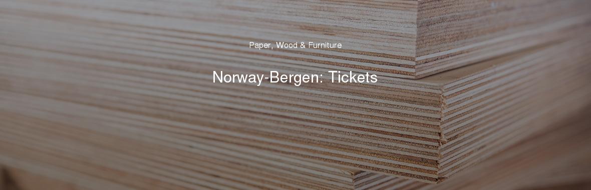 Norway-Bergen: Tickets