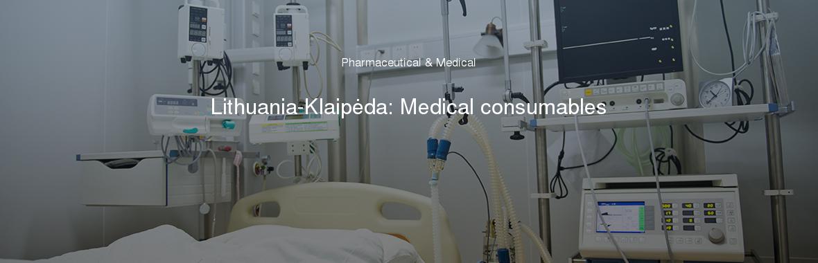 Lithuania-Klaipėda: Medical consumables