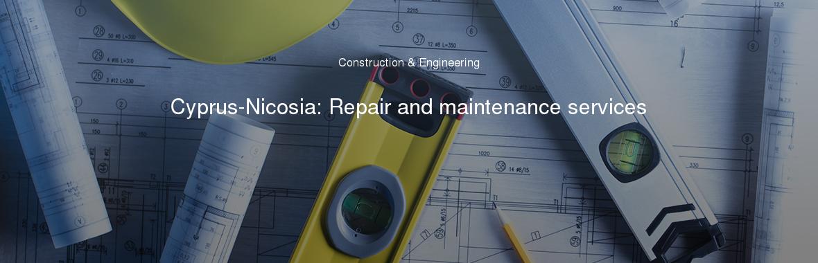 Cyprus-Nicosia: Repair and maintenance services