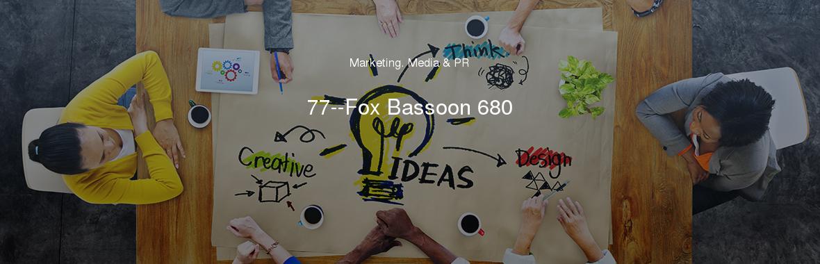 77--Fox Bassoon 680