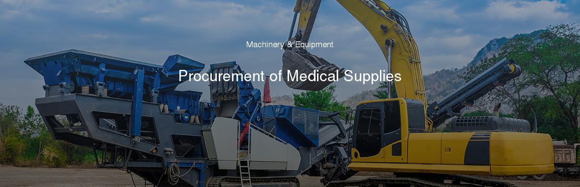 Procurement of Medical Supplies