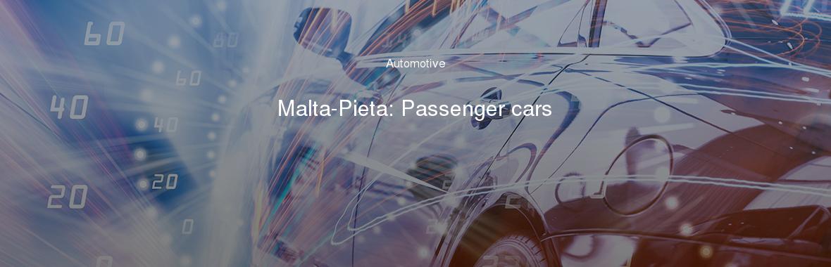 Malta-Pieta: Passenger cars
