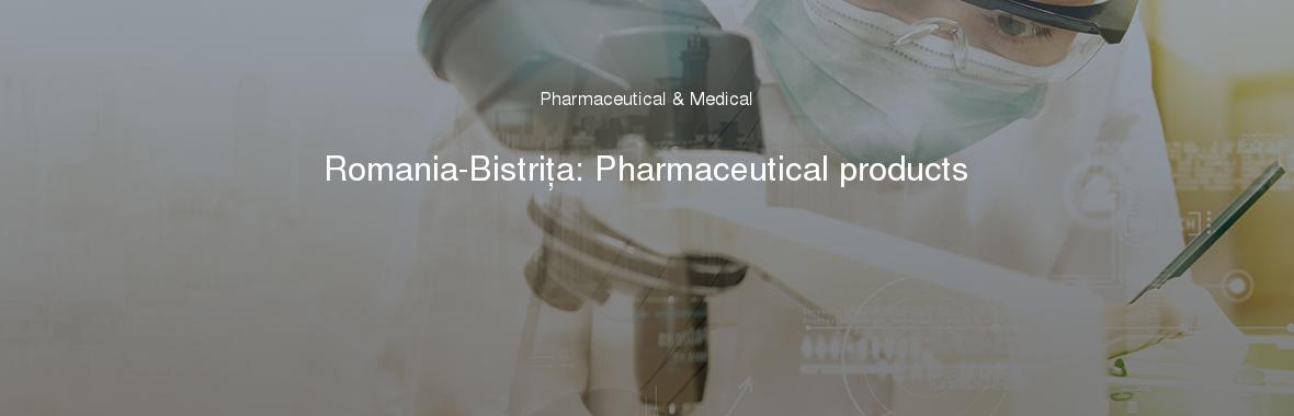 Romania-Bistriţa: Pharmaceutical products