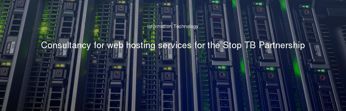 Consultancy for web hosting services for the Stop TB Partnership