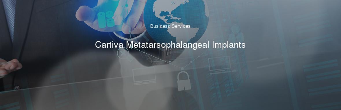 Cartiva Metatarsophalangeal Implants