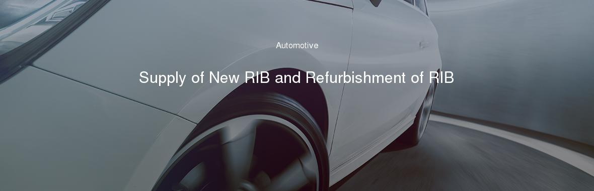 Supply of New RIB and Refurbishment of RIB