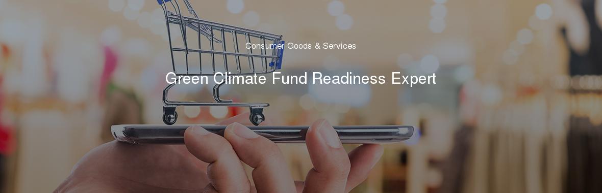 Green Climate Fund Readiness Expert