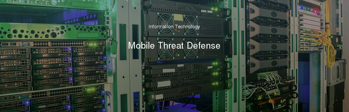 Mobile Threat Defense