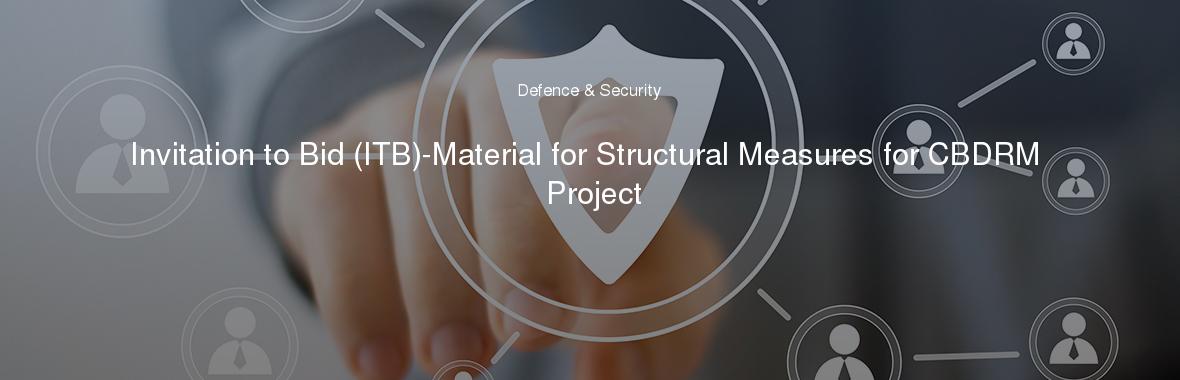 Invitation to Bid (ITB)-Material for Structural Measures for CBDRM Project