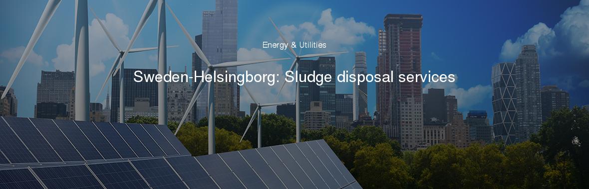 Sweden-Helsingborg: Sludge disposal services