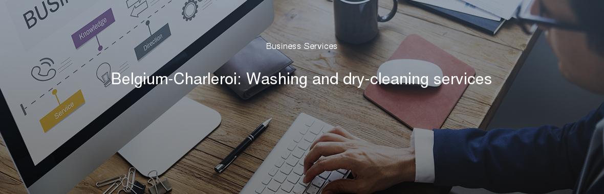 Belgium-Charleroi: Washing and dry-cleaning services