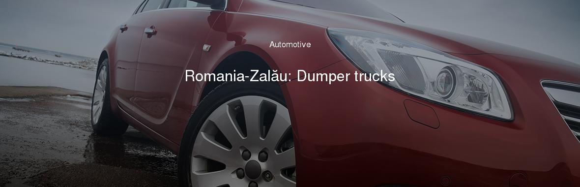 Romania-Zalău: Dumper trucks