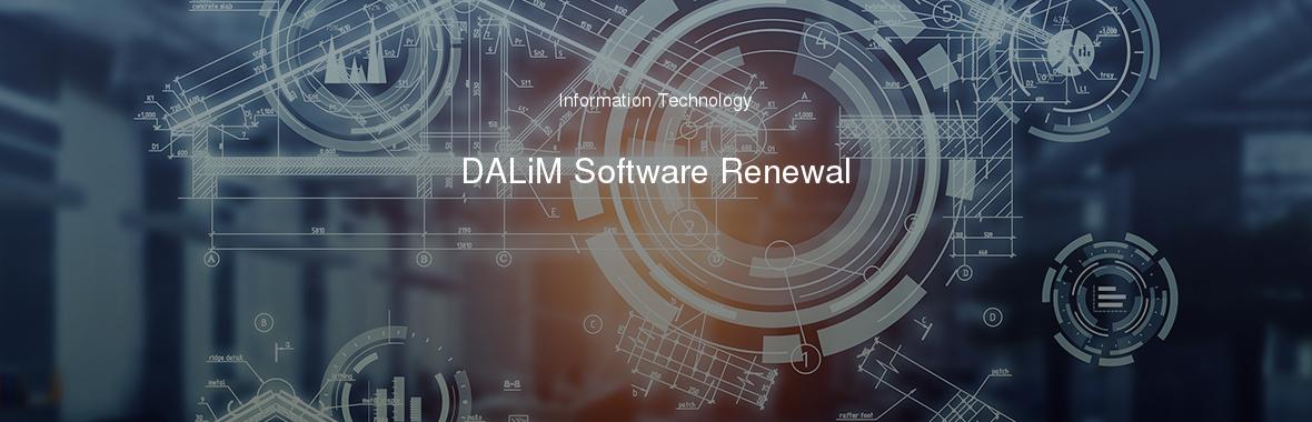 DALiM Software Renewal