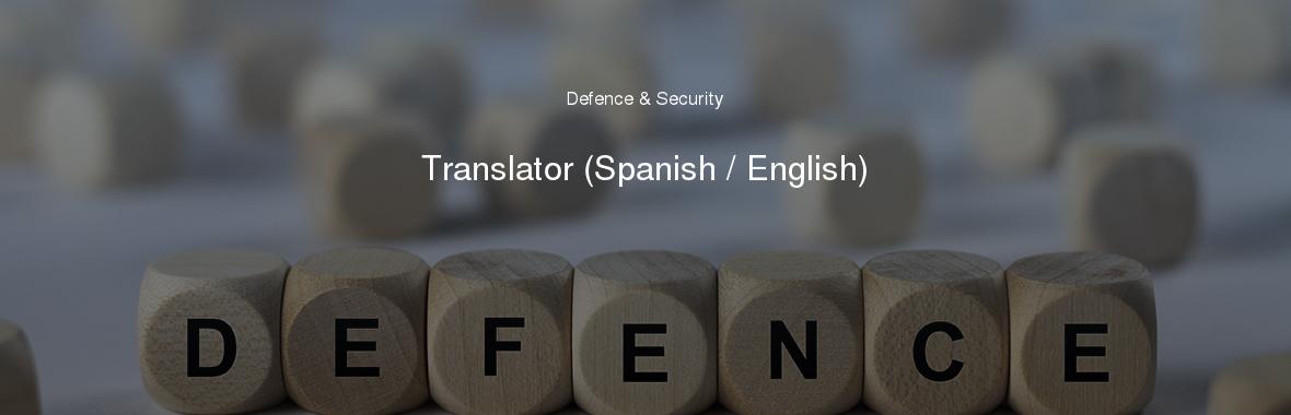 Translator (Spanish / English)