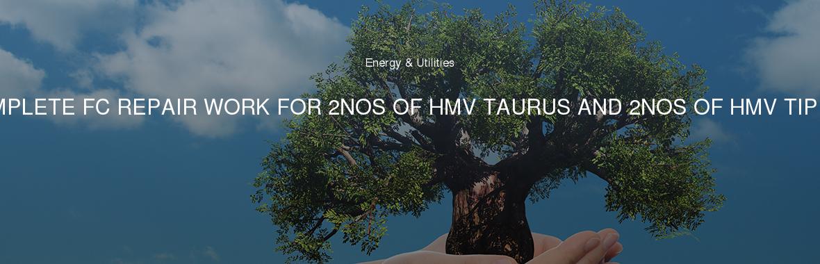 COMPLETE FC REPAIR WORK FOR 2NOS OF HMV TAURUS AND 2NOS OF HMV TIPPER