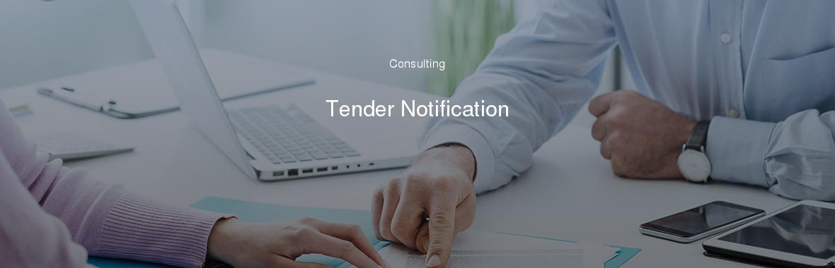 Tender Notification