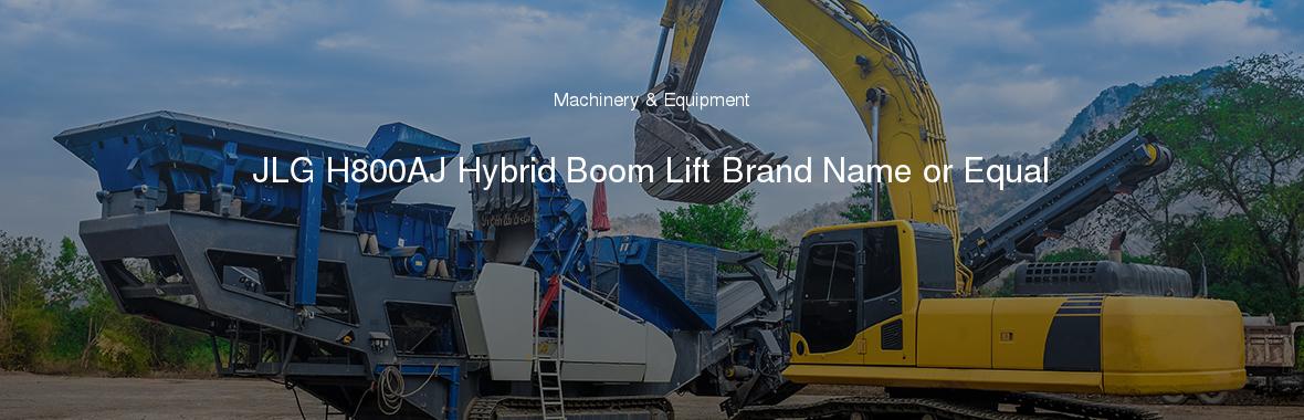 JLG H800AJ Hybrid Boom Lift Brand Name or Equal