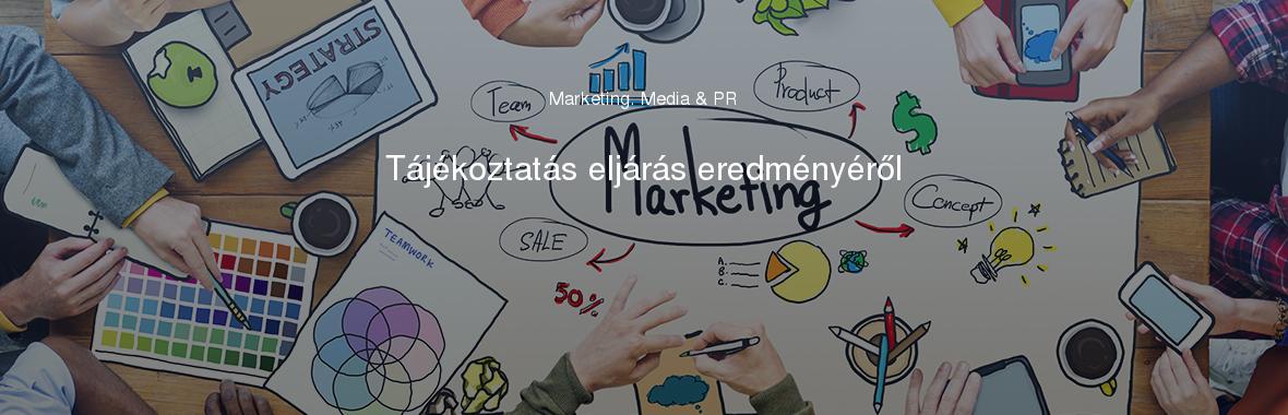 Tájékoztatás eljárás eredményéről