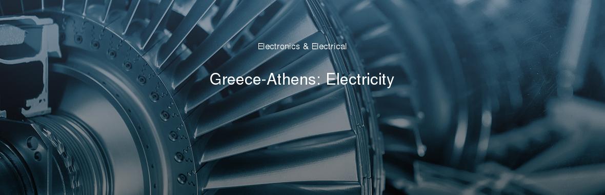 Greece-Athens: Electricity