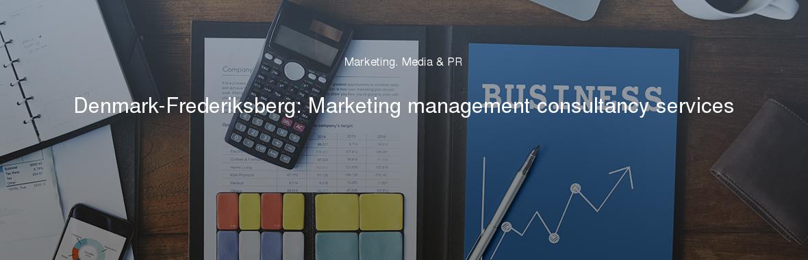 Denmark-Frederiksberg: Marketing management consultancy services