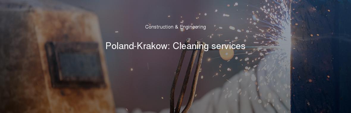 Poland-Krakow: Cleaning services