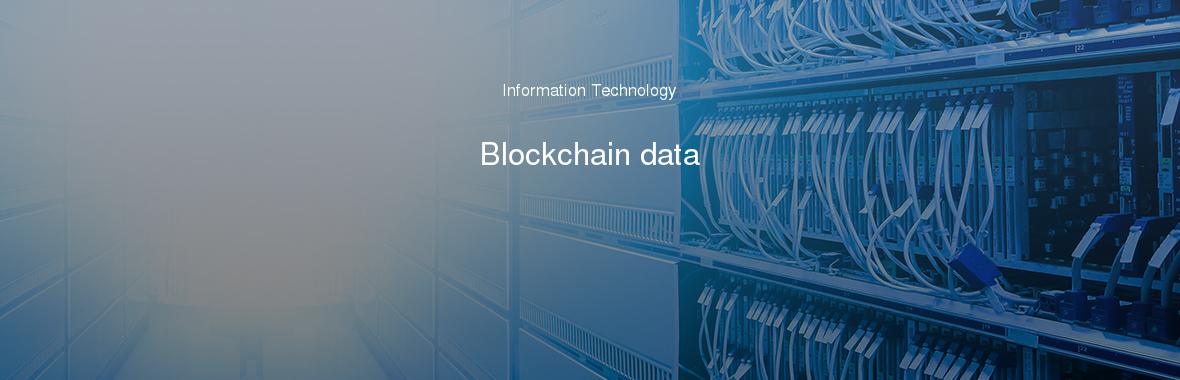 Blockchain data