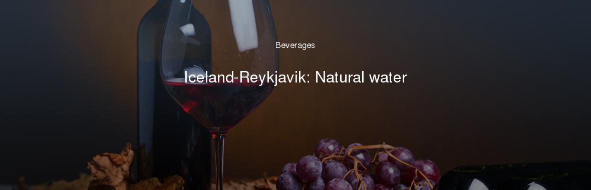 Iceland-Reykjavik: Natural water