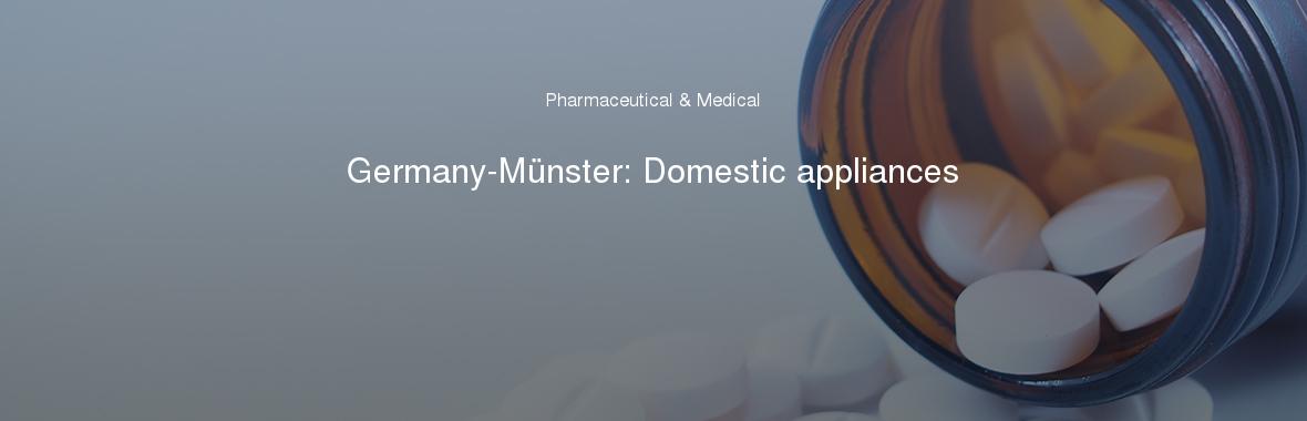 Germany-Münster: Domestic appliances